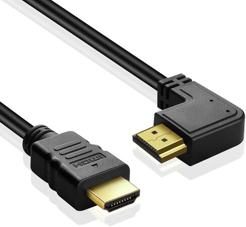 TNP HDMI Cable Left Angle 90 Degree (10FT) - High Speed HDMI 2.0 Cord, Supports UHD 4K 60hz 2K 2160p Full HD 1080p Quad HD 1440p 3D ARC/eARC Ethernet for Xbox One X/S PS 4 Pro/Slim/Apple TV 4K in Kuwait