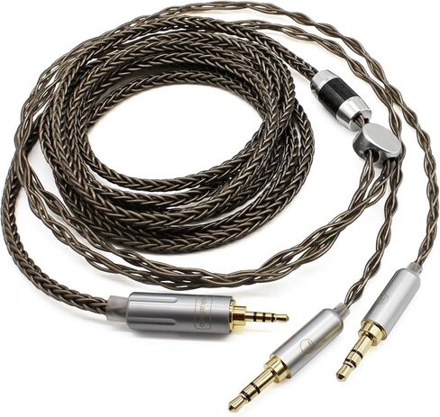 Youkamoo 2.5mm Balanced Compatible for hifiman HE400S (Dual 2.5mm Version), HE-400i (Dual 2.5mm Version), HE560, HE350, HE1000, V2 Headphones Replacement Upgrade Cable (Dual 2.5mm Male Version) in Kuwait