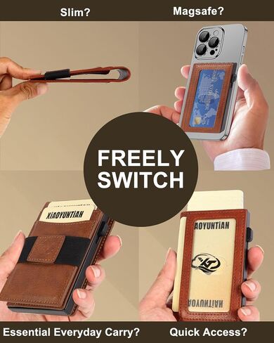 RFID Blocking Carbon Fiber Wallet for Men - Slim Minimalist Wallet with Money Clip,Front Pocket Card Holder, birthday Gifts for Men in Saudi Arabia