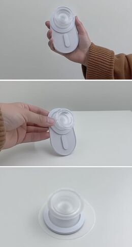 قبضة الهاتف المغناطيسية الدائرية الشفافة-Magsafe متوافق ، تصميم شفاف ، نحيف وخفيف الوزن ، قبضة والوقوف للهواتف الذكية والأجهزة اللوحية (ovl-phonegrip-clear) in Kuwait