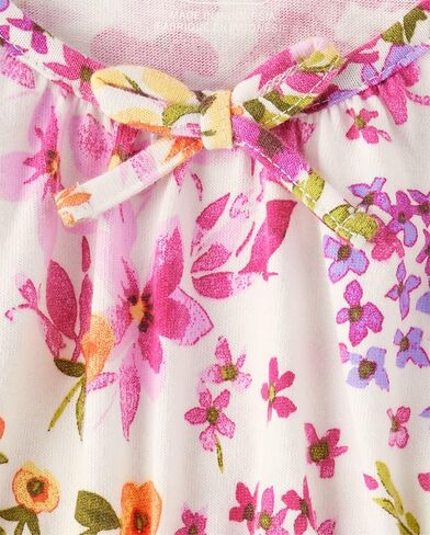 The Children's Place Girls' Short Sleeve Everyday Dresses, Pink Tropic 2-Pack in Saudi Arabia