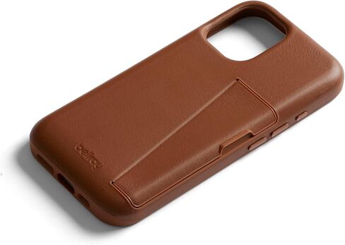 Bellroy Phone Case – 3 Card for iPhone 16 (Leather iPhone case, Phone Wallet) - Sienna in Saudi Arabia