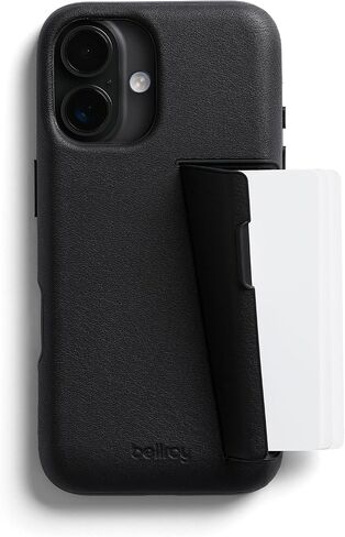 Bellroy Phone Case – 3 Card for iPhone 16 (Leather iPhone case, Phone Wallet) - Sienna in Saudi Arabia