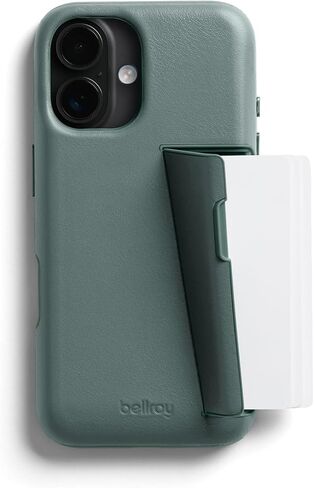 علبة هاتف Bellroy - 3 بطاقة لـ iPhone 16 (حالة iPhone الجلدية ، محفظة الهاتف) - Sienna in Kuwait