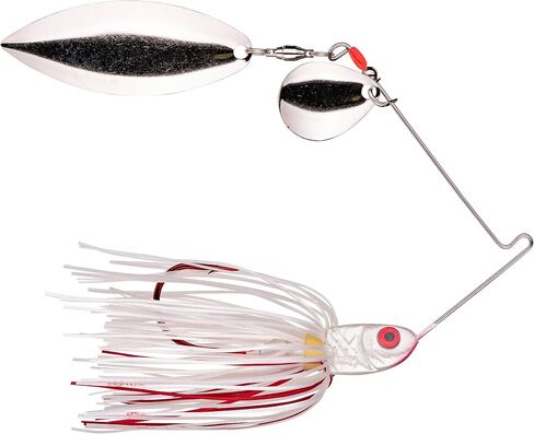 Strike King Bleeding Bait Spinnerbait Fishing Lure, Bleeding Red Accent Skirt in Saudi Arabia
