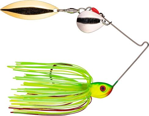 Strike King Bleeding Bait Spinnerbait Fishing Lure, Bleeding Red Accent Skirt in Saudi Arabia