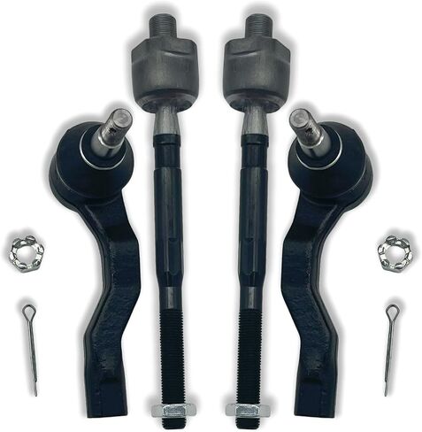 4pcs Front Inner & Outer Tie Rod Ends Kit Fit for Nissan Maxima 2009 2010 2011 2012 2013 2014 | Replaces EV800770 ES800357 ES800358 in Saudi Arabia