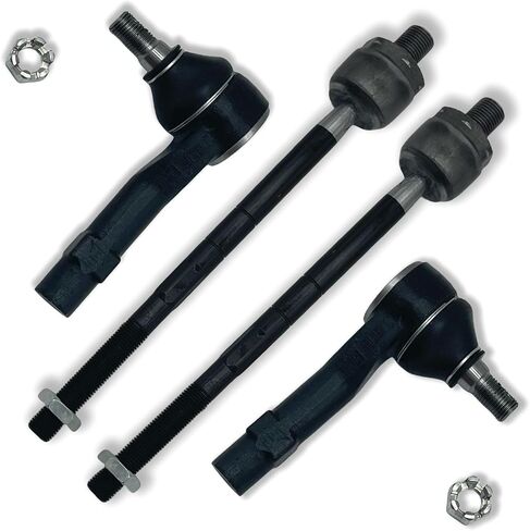 4pcs Front Inner & Outer Tie Rod Ends Kit Fit for Nissan Maxima 2009 2010 2011 2012 2013 2014 | Replaces EV800770 ES800357 ES800358 in Saudi Arabia