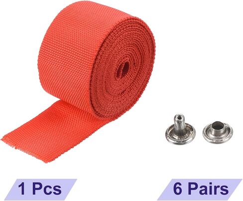 Rope Protector - Cables Covers Rope Protect Sleeve with Buckle for Cables Computer Line - PET - 10Ft 45 mm Width - Red in Saudi Arabia
