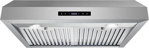 COSMO UMC30 Ducted Under Cabinet Stainless Steel Range Hood with 380 CFM, Permanent Filters & LED Lights, 30 inch in Saudi Arabia