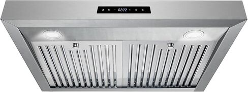 COSMO UMC30 Ducted Under Cabinet Stainless Steel Range Hood with 380 CFM, Permanent Filters & LED Lights, 30 inch in Saudi Arabia