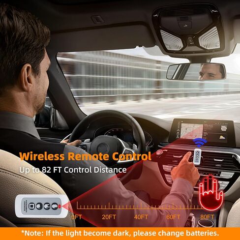 Hand Gesture Light for Car, 3 in 1 Fun Gesture Finger Light for Car with Remote, Car Accessories LED Car Back Window Sign Car Gadgets & Road Rage Signs for Drivers 1 in Saudi Arabia