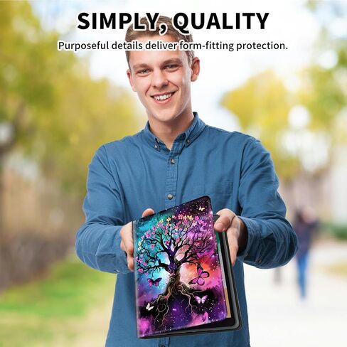 for Kindle Paperwhite 12th Generation 2024 7" & Kindle Colorsoft 12th Gen Signature Edition Case, Multiple Viewing Angles & Kickstand Back Case Drop Protection Smart Cover, Butterfly Tree Sub in Saudi Arabia