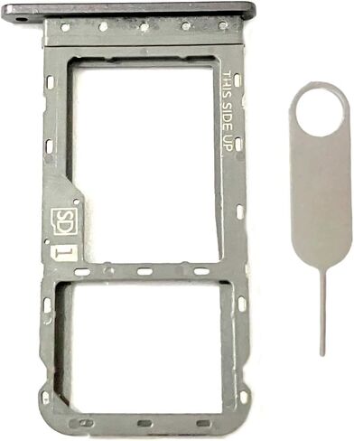 Single Sim Card Tray Slot Holder Micro SD Card Replacement for Motorola Moto G Power 2021 XT2117 Incl Card Ejector pin (Silver) in Saudi Arabia
