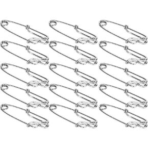Fishing Clips, 15Pcs Tuna Clips Stainless Steel Tuna Clips Fishing Sport Clip Snap Fishing Accessory Fishing Tackle Fishing Swivel Snap Clips for Long Line Tuna Fishing