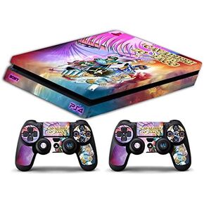 Skin PS4 Slim - Saint Seiya Knights of the Zodiac - Limited Edition Secal Cover Adesiva PlayStation 4 Slim Sony Bundle