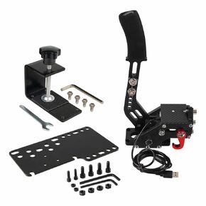 Goipko PC Racing Game USB Handbrake ، 64 بت PC USB Handbrake لألعاب السباقات المحاكاة ، متوافقة مع Logitech G27/G29/G920 T500 T300