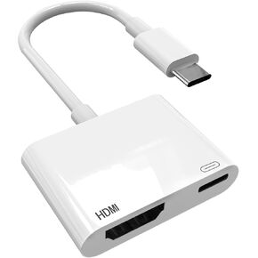 USB C to HDMI Adapter, Type C to 4K HDMI Adapter with 100W PD Multiport Digital AV Converter for MacBook Pro/air, iPad Pro/air, iPhone 15/16, Tablets, Switch and More USB-C Devices
