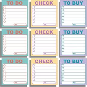 9 Pads Funny Cat To-Do List Lined Sticky Notes Set 3x3 in Self-Stick Note Pads with Lines, Humor Notebook Super Adhesive Memo Pads Cute Note Card for Cat Lover Gift, Teacher Office and School Supplies