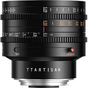 TTArtisan 35mm T2.1 Dual Bokeh Cine Lens for Canon Cameras Full Frame Wide Angle Camera Lenses, Large Aperture Mirrorless Camera Lens Compatible with Canon RF Mount