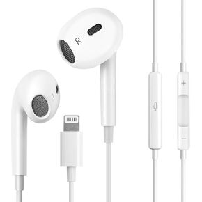 Wired Earbuds/Headphones for iPhone with Built-in Microphone and Volume Control,Earphones Compatible with iPhone 14/13/12/11/XR/XS/X/8/7/SE/Pro/Pro Max,Support All iOS System.