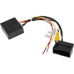 1Set Reverse Camera Rear View Camera Adapter Wire Harness Cable for Volkswagen Passat CC Tiguan Front Reverse Backup Camera Wiring Harness Black Metal
