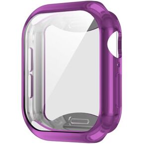 Watch Case Compatible for Apple Watch 10 42MM with Screen Protector, Ultra Thin Scratch Resistant Full Protective Cover for iWatch Smartwatch Accessories Purple