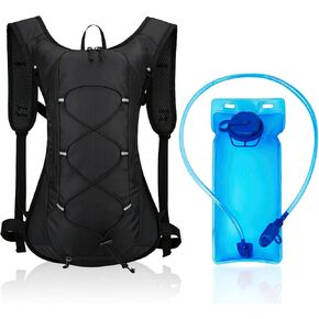 Hydration Backpack, Cycling Backpack Outdoor,Lightweight Hydration Pack with 70 oz 2L Hydration Bladder, Water Backpack for Running, Hiking, Cycling, Climbing, Camping, Biking
