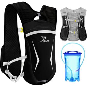 Hydration Running Vest for Men Women,5L Lightweight Water Backpack with 1.5L Leakproof Water Bladder,Hydration Vest for Marathon Cycling Jogging Hiking