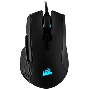 CORSAIR IRONCLAW RGB - FPS and MOBA Gaming Mouse - 18,000 DPI Optical Sensor - Backlit RGB LED, Black (Renewed)