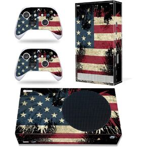 Skin Sticker Vinyl Decal Compatible with Xbox Series S Console, Full Set Protective Cover Wrap for Wireless Controller