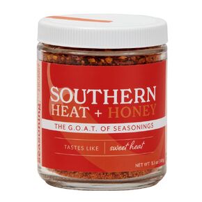The Seasoning by Victoria Gourmet (Southern Heat + Honey 5.1 oz Jar) Sweet and Spicy Flavor for Southern Dishes