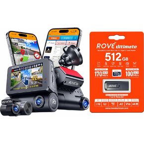 Rove R3 Dash Cam | بطاقة Micro SD 512 جيجابايت