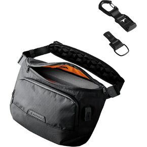 ALPAKA Bravo Sling Max Black HUB Carabiner Quick Release Key Clip - Magnetic Latch - Attach to Sling Bag, Belt Loops