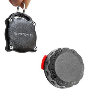 Elevation Lab AirTag Case Bundle - TagVault Surface Mount + Keychain Case - Black
