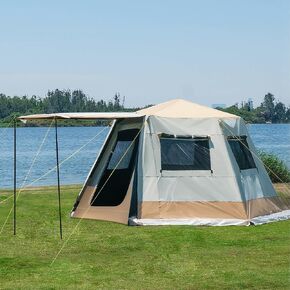 Tent for Camping, 3-6 Person Family Tents with Spacious Interior, Waterproof Tent with Carry Bag for Family Camping Traveling Hiking Picnic