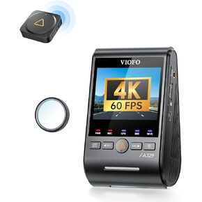 【Bundle: A329 1CH+Remote Control 】 VIOFO A329 First 4K 60FPS Dash Cam Front, Wi-Fi 6 App Control, STARVIS 2 Sensor, Support 4TB SSD Storage & 512GB microSD Card, Ultra HD 4K Dash Camera for Cars
