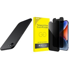 JETech iPhone 16e 2025 Slim Case and Privacy Screen Protector Bundle