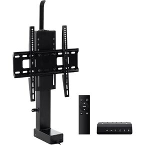 Fromann Motorized TV Lift Mount for 32-55 Inch with Remote Control Stroke Length 29.9 Inches Height Adjustable 24.4-54.3 Inch,Load Capacity 132Lbs