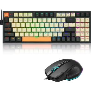 Redragon Ergonomic Mouse and Compact Keyboard