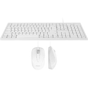Macally Extended Wired Keyboard and Mouse Combo, Ergonomic Comfort