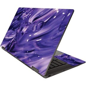 MightySkins Skin Compatible with HP Chromebook x360 14" (2020) - Purple Wash | Protective, Durable, and Unique Vinyl Decal wrap Cover | Easy to Apply, Remove, and Change Styles | Made in The USA