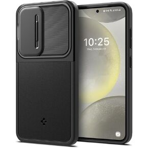 Spigen Optik Armor Designed for Galaxy S25 Ultra Case (2025) [No Magnet Ring], [Military-Grade Protection] - Black