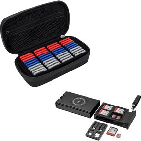 Card Case + Card Reader：EVA SD Card Case with SD Card Reader Case