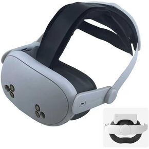 QUAOAR Head Strap Battery Back Compatible with Quest 3/Quest 3S Lightweight Comfortable Adjustable Accessories