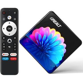 Android TV Box, 2025 Android Box 13.0 4GB RAM 32GB Quad Core 64bit Supporting 2.4G /5G Dual-Band WIFI6 4K Ultra HD BT4.0 USB 2.0 Smart Box