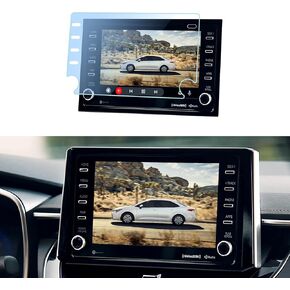 GFJNFG for 2020-2022 Toyota Corolla Screen Protector 8 Inch Touchscreen 2022 Toyota Corolla Accessories 2021 2022 Corolla LE SE XLE XSE Tempered Glass Screen Protector HD Anti Scratch