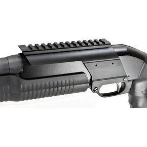 Trinity Optics Mount for Stevens 320 Scope Base with Bolts 13 Slot Rail Mount Picatinny Weaver Aluminum Black Hunting Tactical Home Defense Accessory Single Rail.