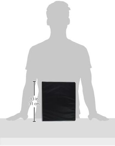 Wilson Jones 3 Ring Binder 1/2 Inch, Round Ring View Binder, Letter Size, Basic, 362 Series, Customizable, White (W362-13WV) in Kuwait