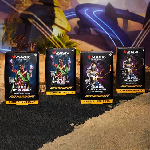 Magic: The Gathering Aetherdrift Commander Deck Bundle - 2 of Each Deck (2 Living Energy + 2 Eternal Might) in Saudi Arabia